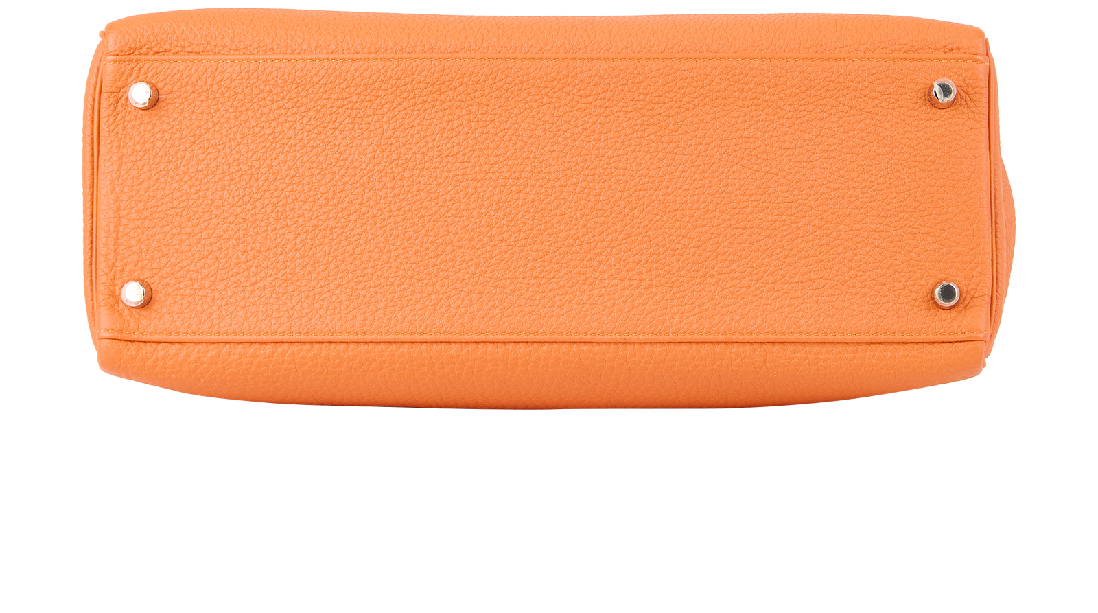 Kelly 35 In Orange Togo Leather, &pound;8,300, Handbags, Orange, Leather, Top view